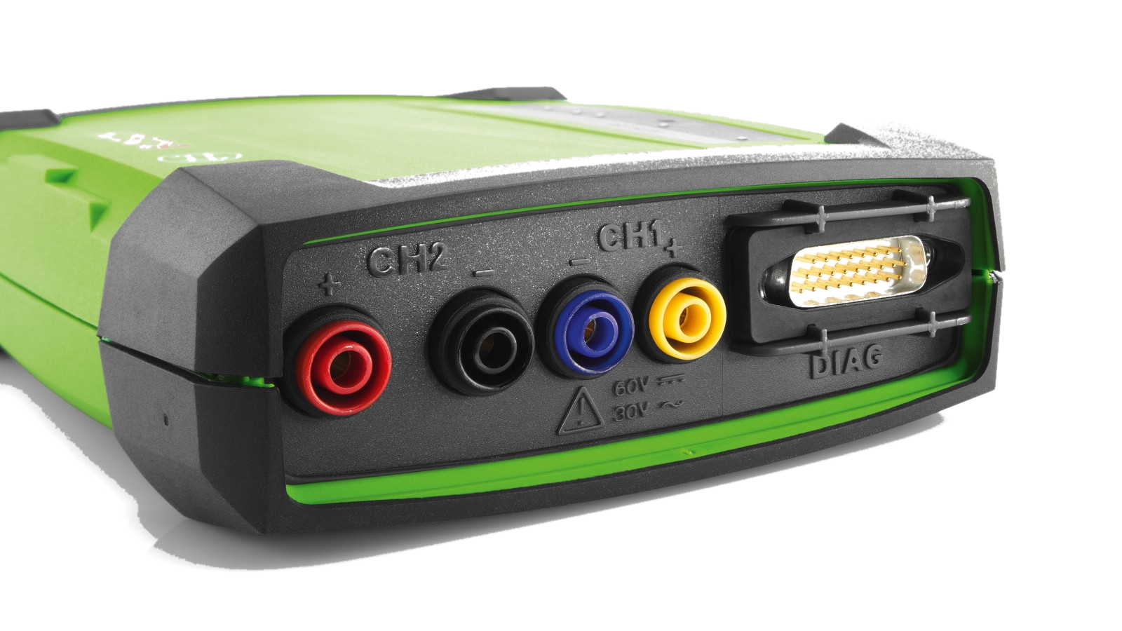 Conexões CH1, CH2 e DIAG do scanner Bosch KTS 590